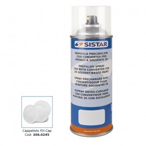 Spray precaricata con converter per vernici 2K