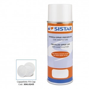 Spray precaricata per vernici a solvente 1K pronte all’uso o all’acqua