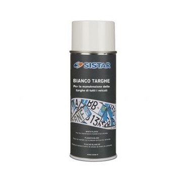 Sistar Bianco targhe